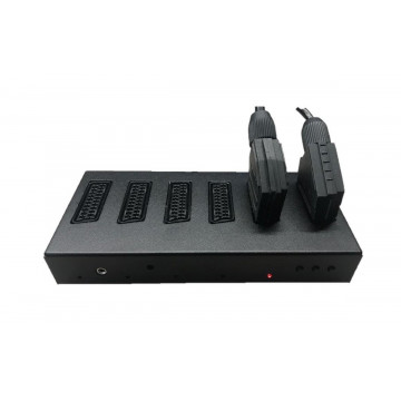 Mini Hydra metal case - 5 inputs 1 output automatic SCART switch