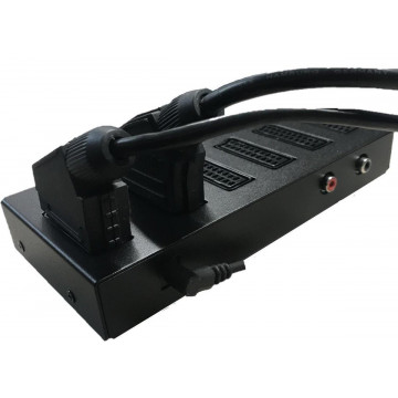 Mini Hydra metal case - 5 inputs 1 output automatic SCART switch