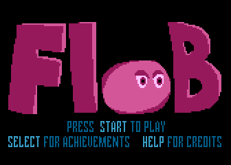 Flob title screen