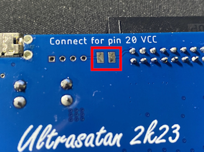 UltraSatan Internal - jumper to provide 5V on pin 20 of IDC connector
